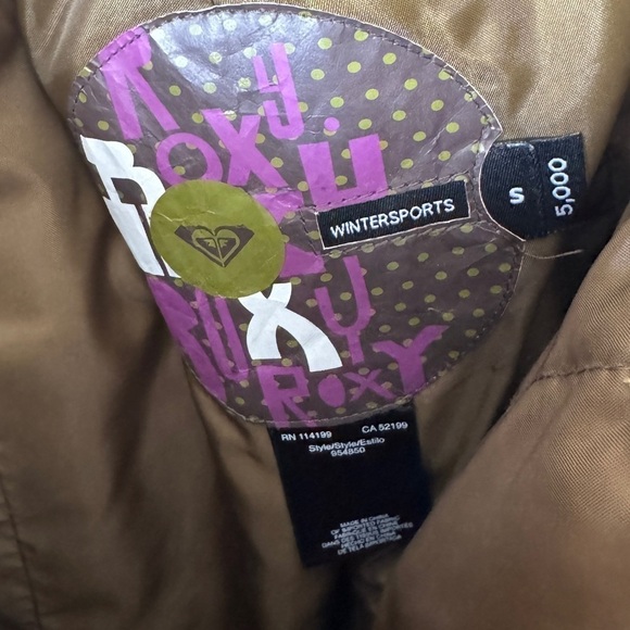 Roxy Green Snow Snowboarding Winter Zipper Pocket Pants Size Small - Picture 14 of 16